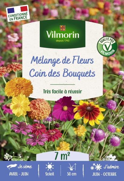 Mélanges de fleurs - Coin Bouquets - 7 m² - Mélange de fleurs - PACKAGING_RECTO